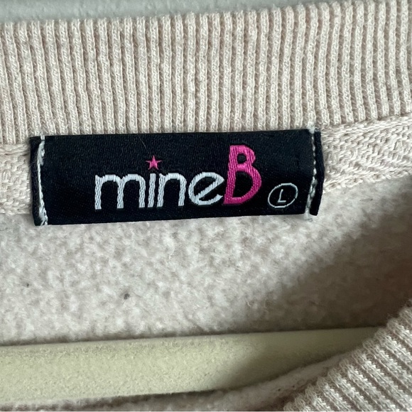 Womens Cream Skeleton Moon Graphic Sweater, Size Large - Picture 4 of 4